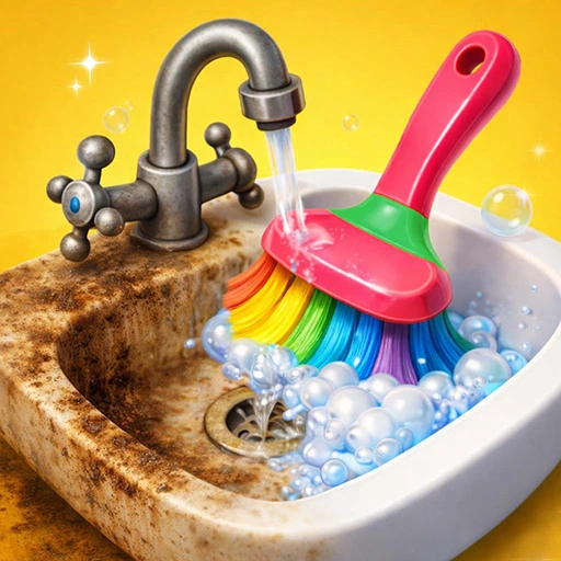 Icono del juego Perfect Makeover Cleaning ASMR de HMBL Apps